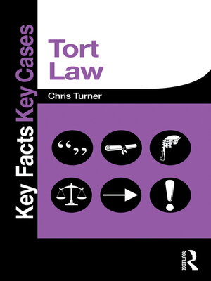 cover image of Tort Law
